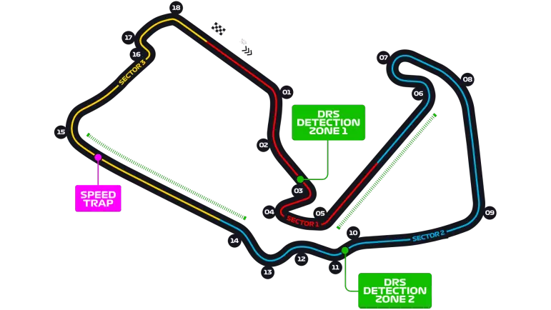 Silverstone Circuit track map